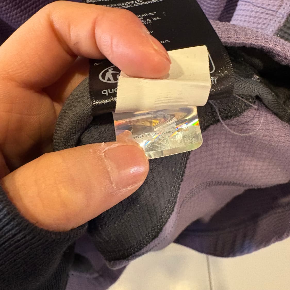 노스페이스 라벤더 그레이 미드레이어  상품이미지8