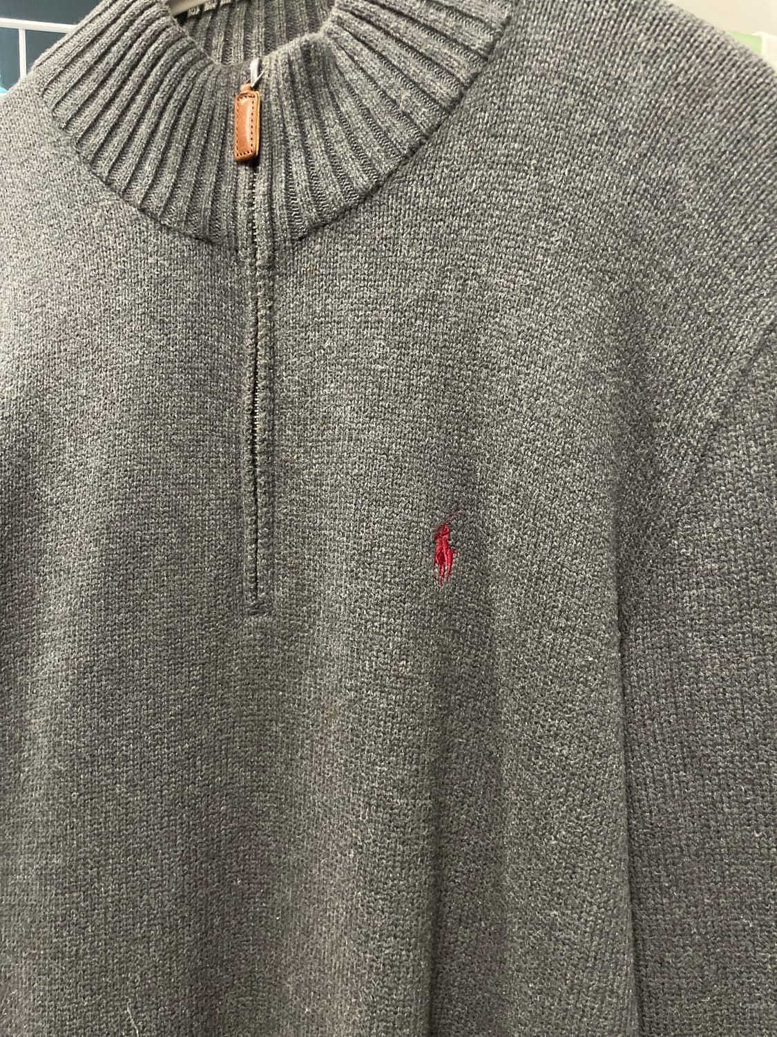 폴로 반집업 니트 상품이미지2