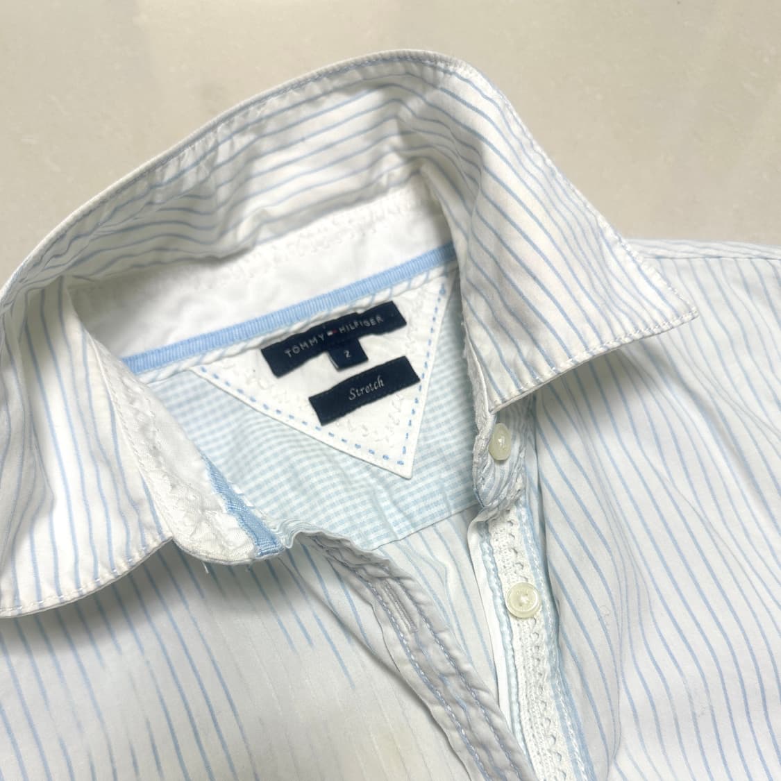 타미힐피거 셔츠 화이트 상품이미지2
