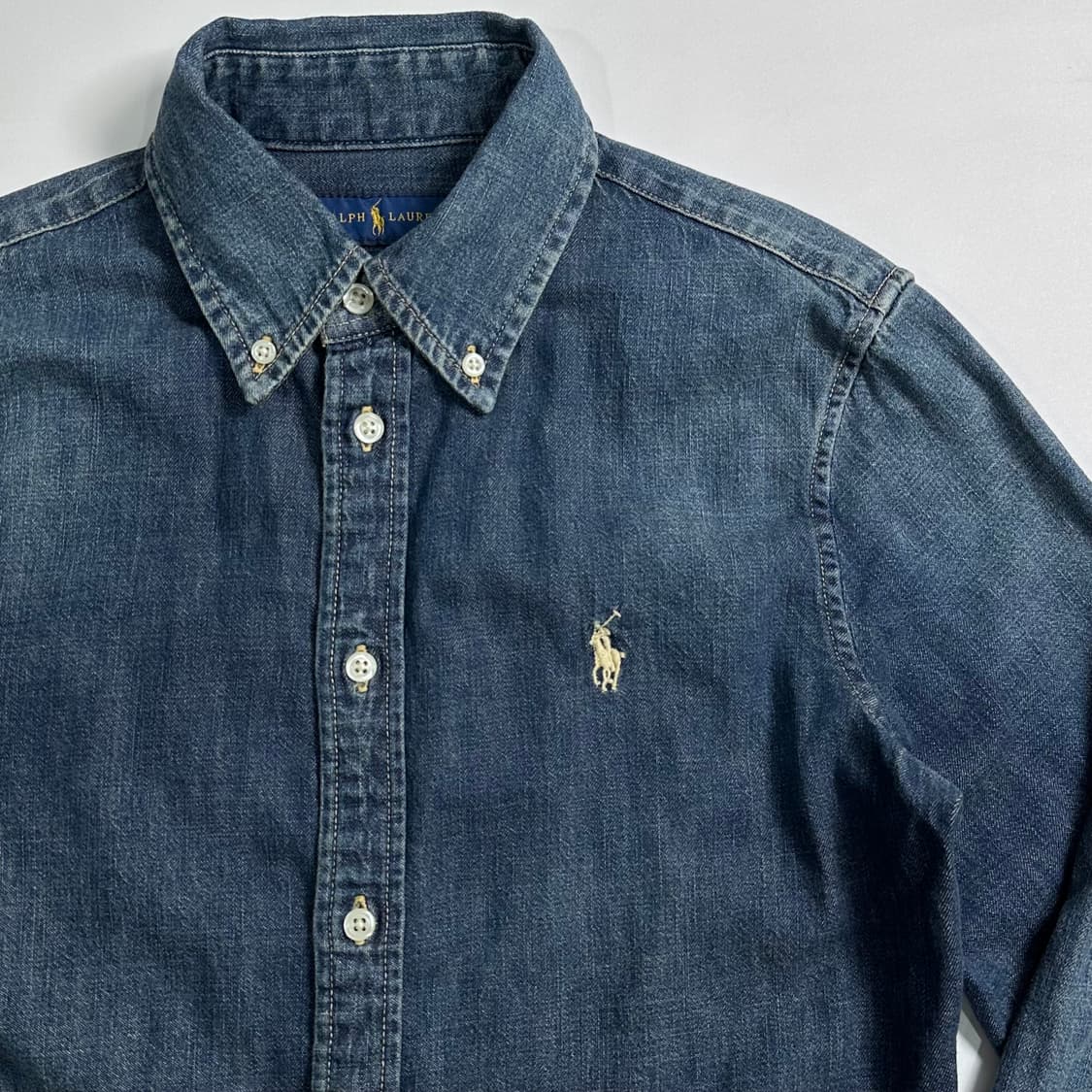 폴로 랄프로렌 우먼스 데님 셔츠   상품이미지4