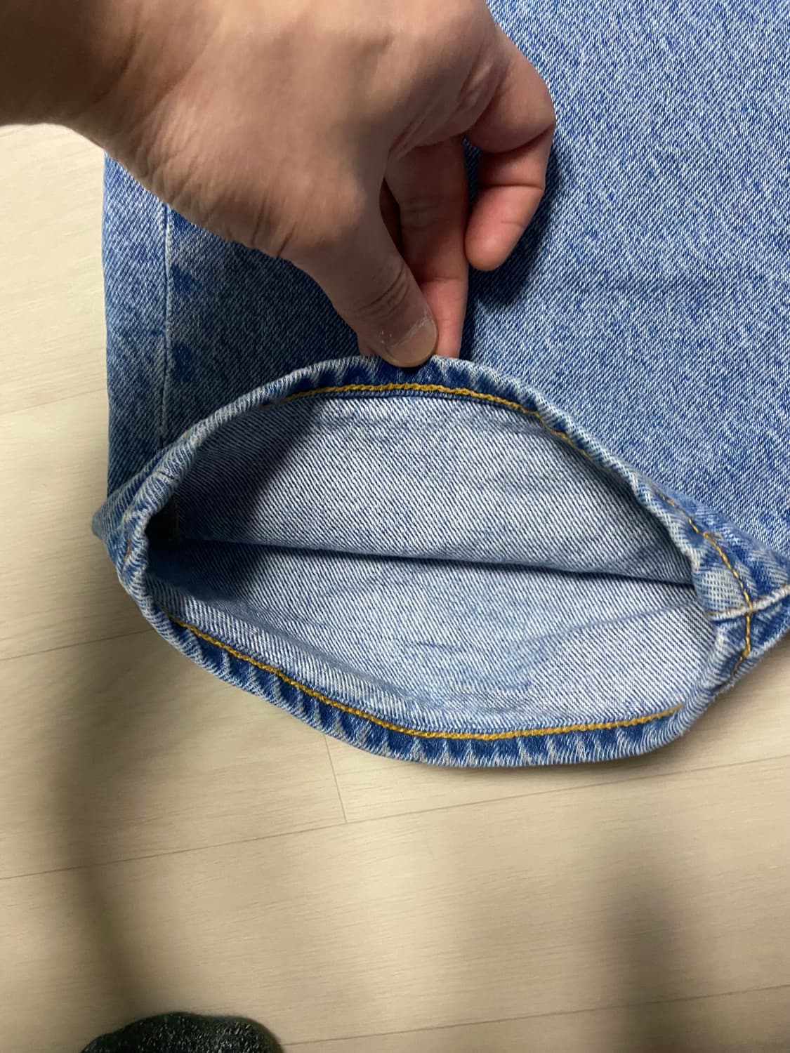 [34] 슈프림 25ss 배기진 중청/미디엄 워시/워시드 인디고 상품이미지8