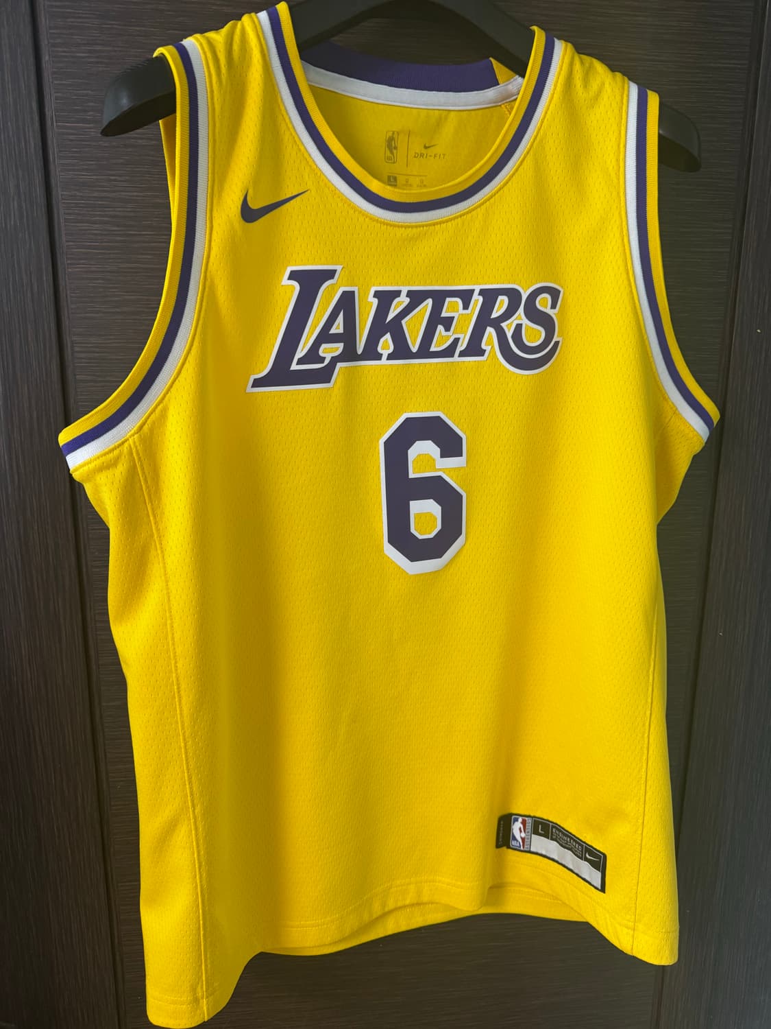 나이키 La Lakers 르브론 유니폼 6번 L 상품이미지1