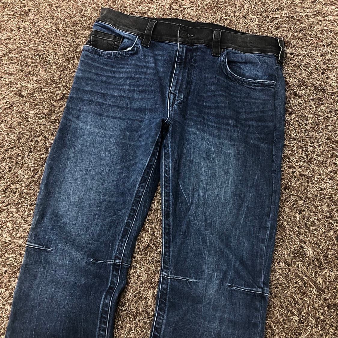 트루릴리전 워싱 패치 디테일 데님 팬츠 상품이미지2