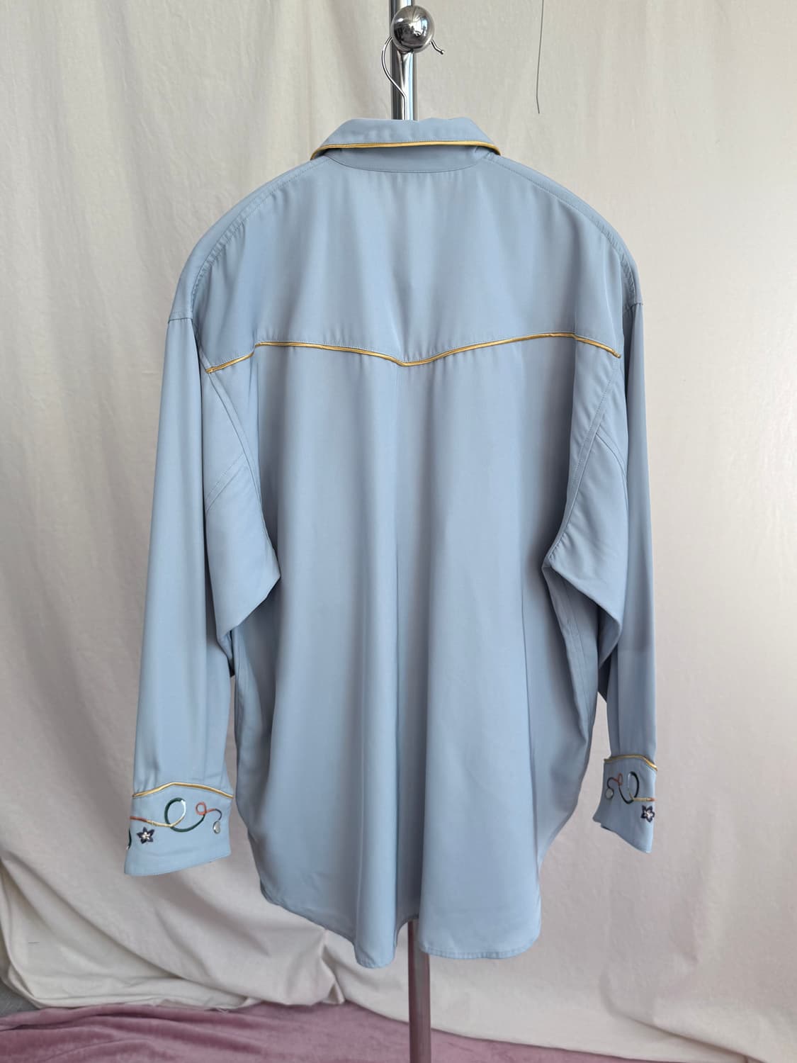 Hakka 플라워 자수 웨스턴 셔츠 상품이미지8