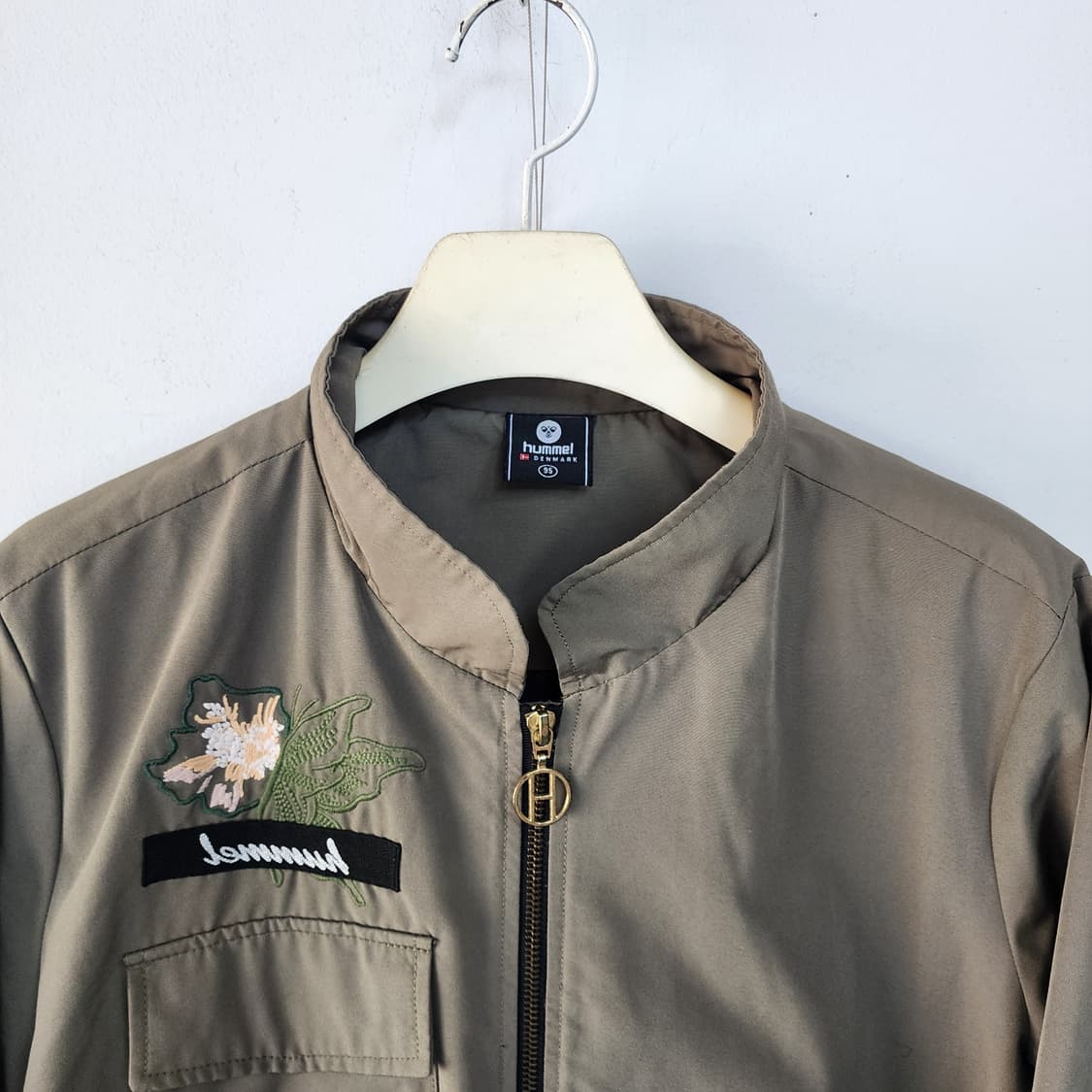 hummel 카키색 롱 야상 점퍼 상품이미지2