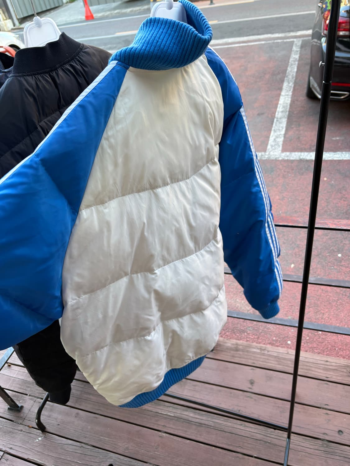 아이다스 블루 화이트 패딩 [105] 상품이미지2