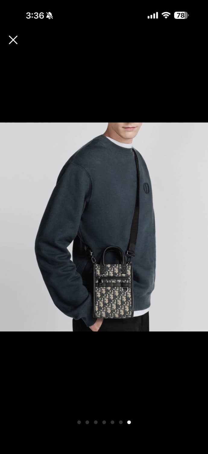 새상품 디올 오블리크 토트 크로스백 상품이미지5