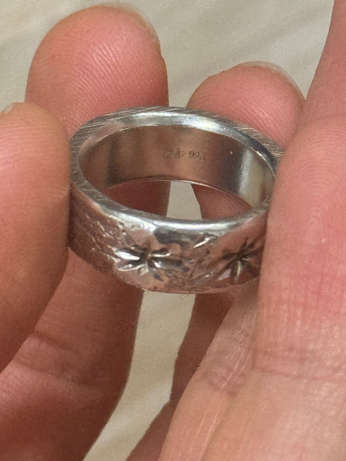 슬윤 골동품 실버 반지 16호 상품이미지2