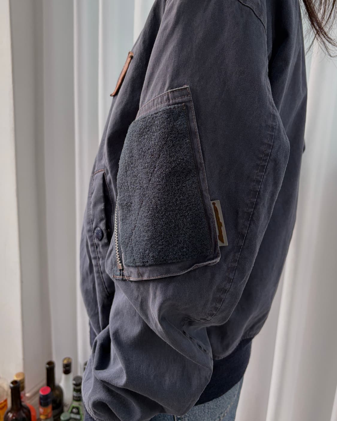 [M]베이프 BAPE B-15A 코튼 플라이트 자켓 상품이미지3