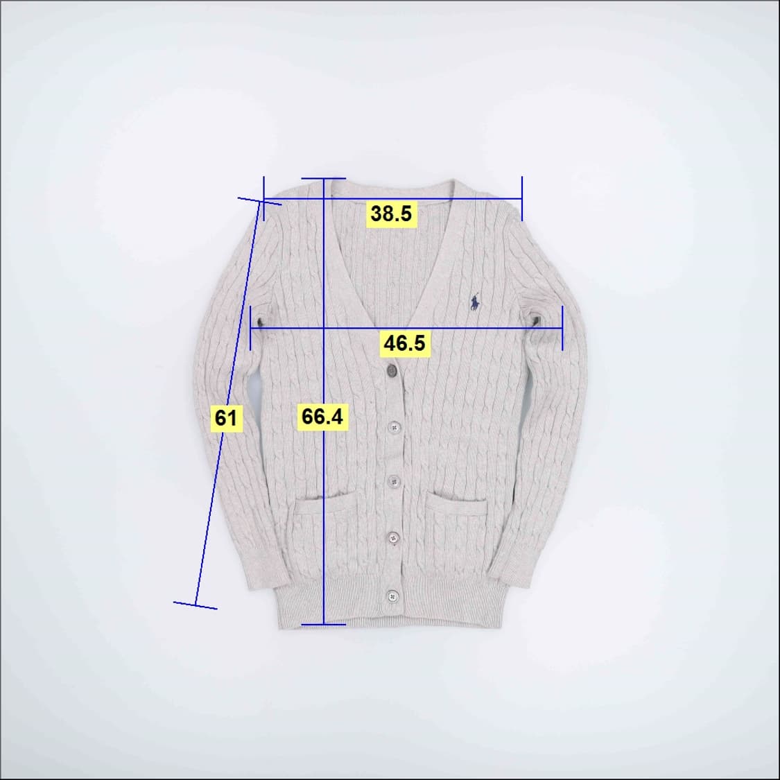 M 폴로 랄프로렌 케이블 니트 가디건 4211 상품이미지7
