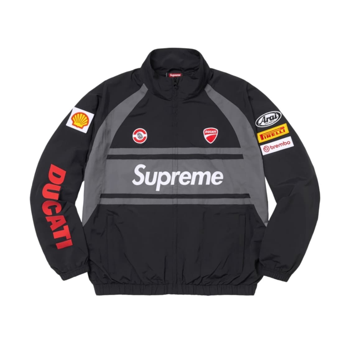 슈프림 x 두카티 트랙 자켓 블랙 L 상품이미지1