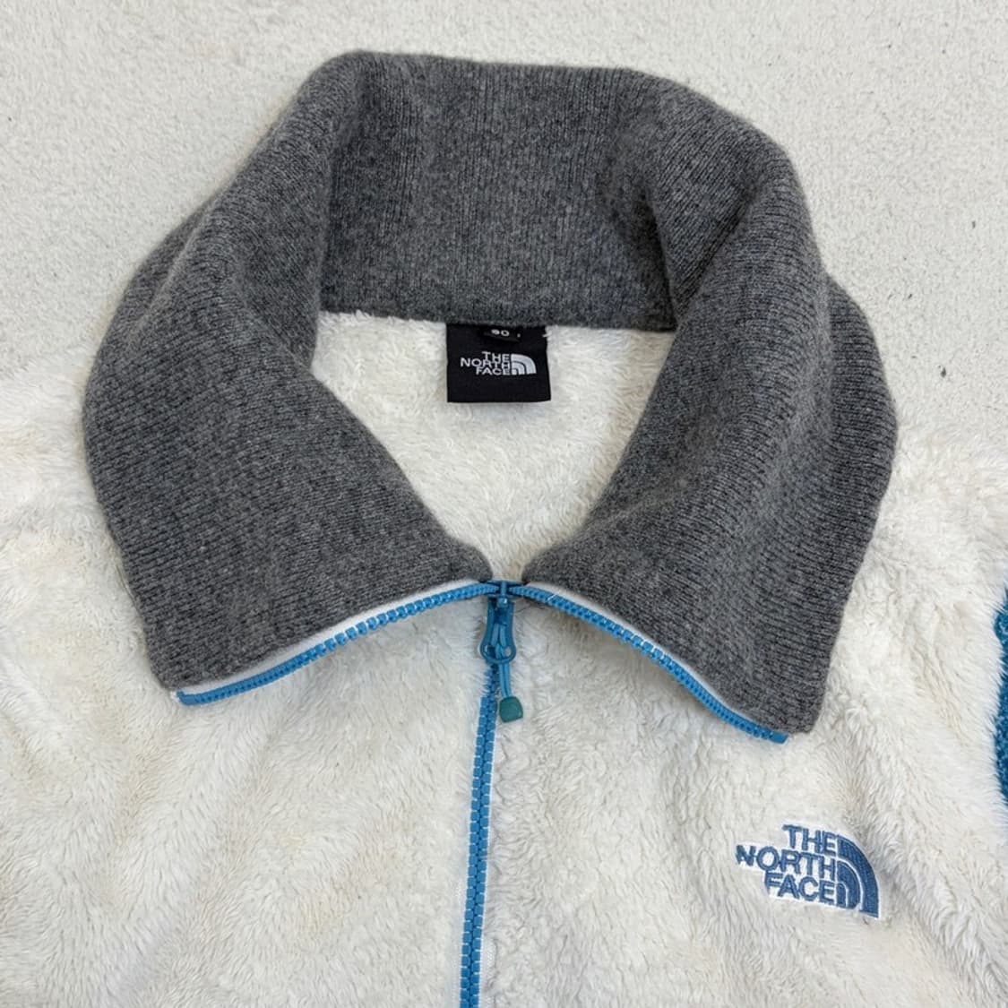 THE NORTH FACE 배색 플리스 집업 자켓 90 상품이미지5