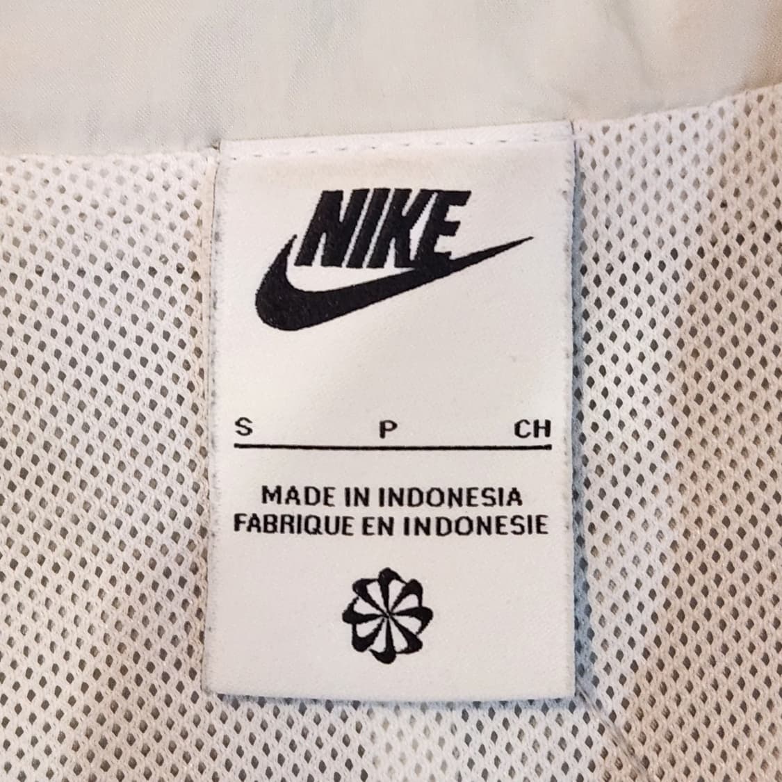 나이키 화이트 바람막이 (S) 상품이미지3