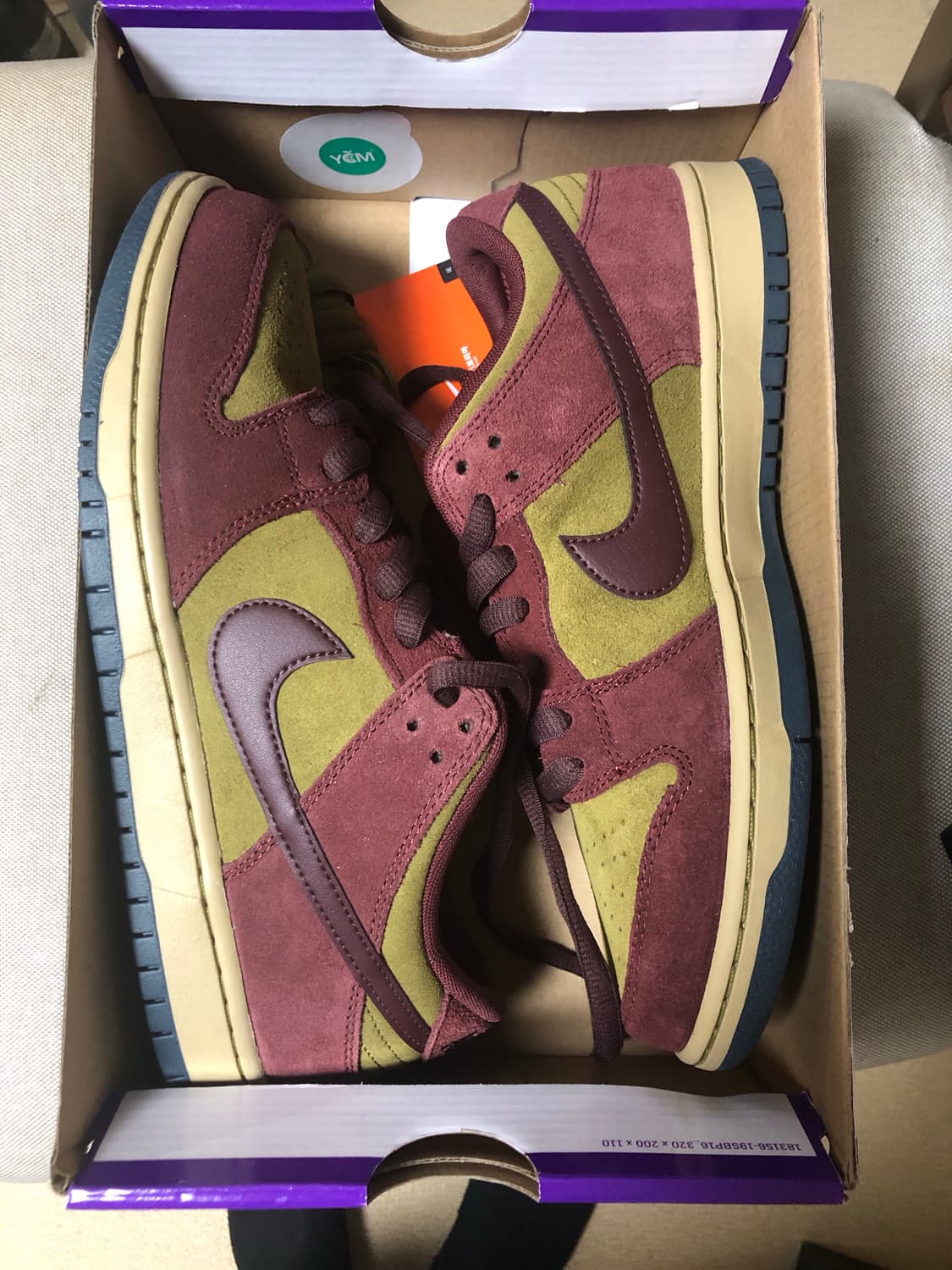 나이키 SB 덩크 로우 프로 다크 팀 레드 270새상품 상품이미지2