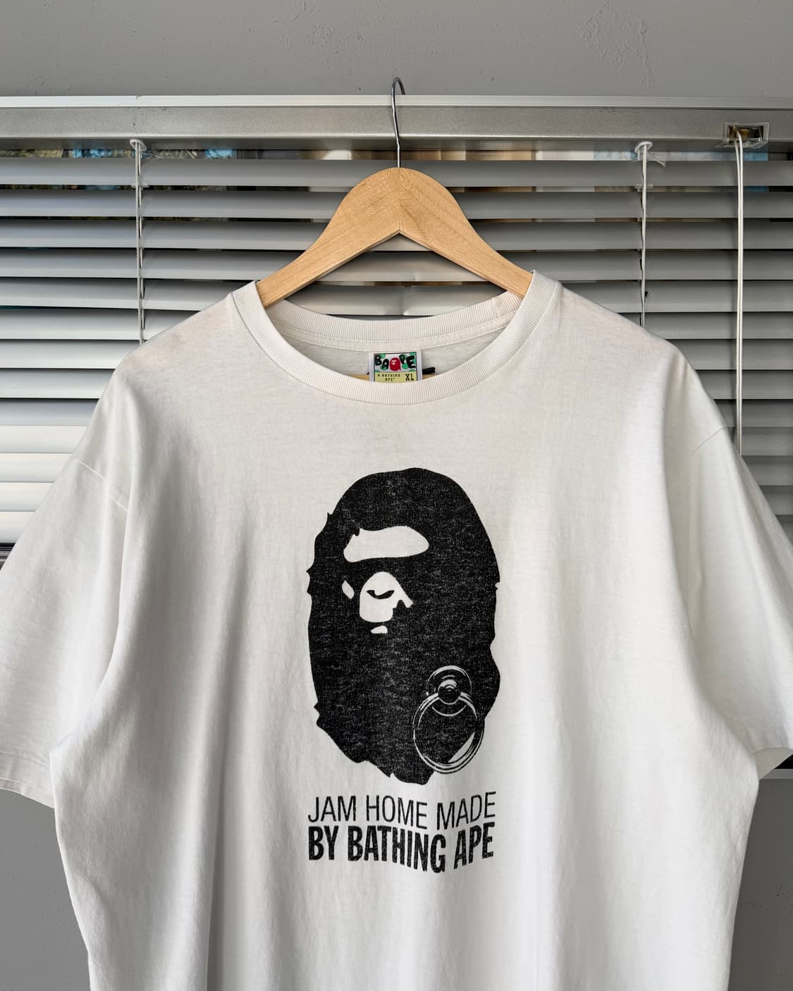  A bathing ape x jam home made 화이트 반팔 상품이미지2