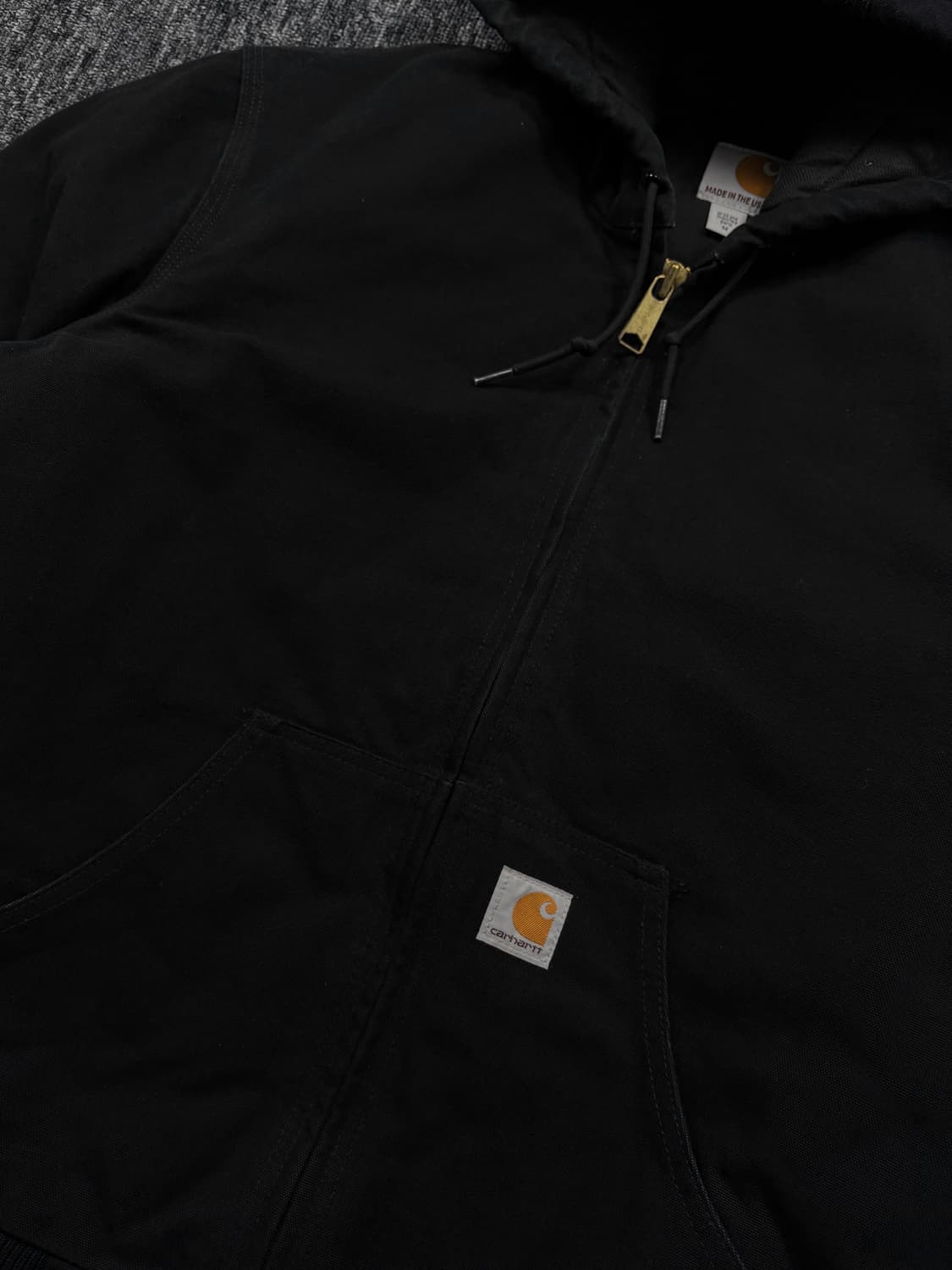 칼하트 블랙 액티브 자켓 상품이미지5