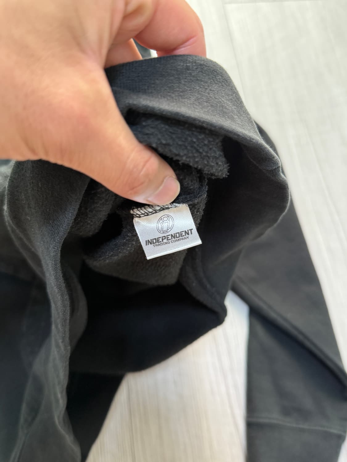 [L] 안티소셜소셜클럽 마인드게임 후드 블랙 상품이미지5