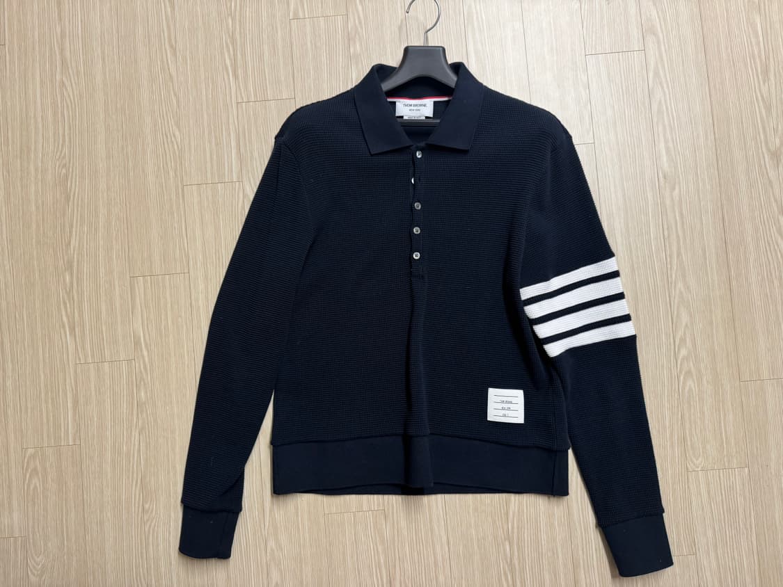 톰브라운 와플 pk 셔츠 네이비 3 상품이미지1