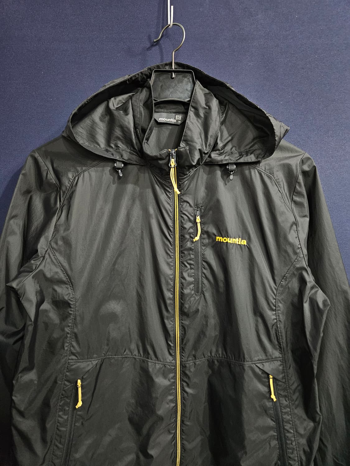 마운티아 블랙차콜 남성 105 홑겹 등산복 바람막이 자켓  상품이미지7