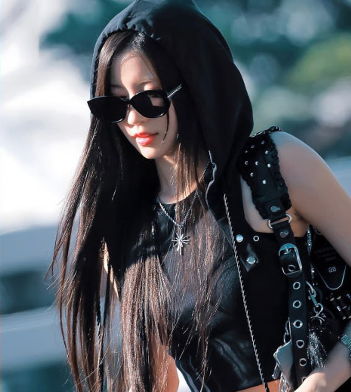 DPEW 캣아이 T선글라스 베이비몬스터 아사 빅프레임 럭셔리 명품 안경 상품이미지2