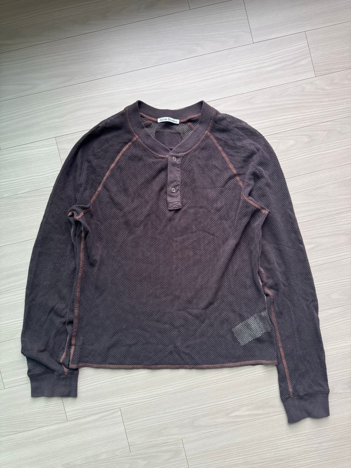 Acne studios mesh henry neck t shrits 상품이미지2