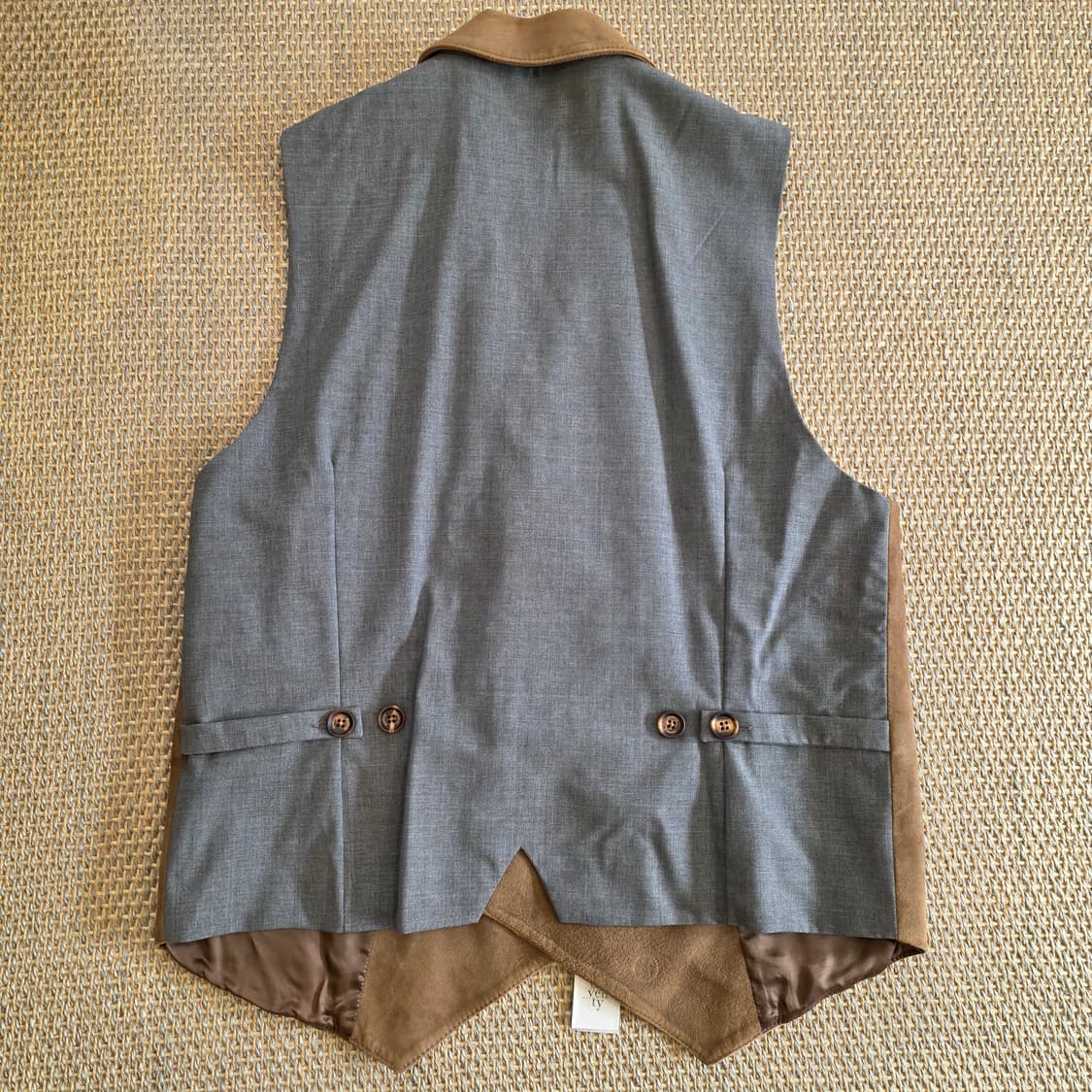 Eleventy 일레븐티 이탈리안 최고급 스웨이드 가죽 더블 웨이스트 코 상품이미지7