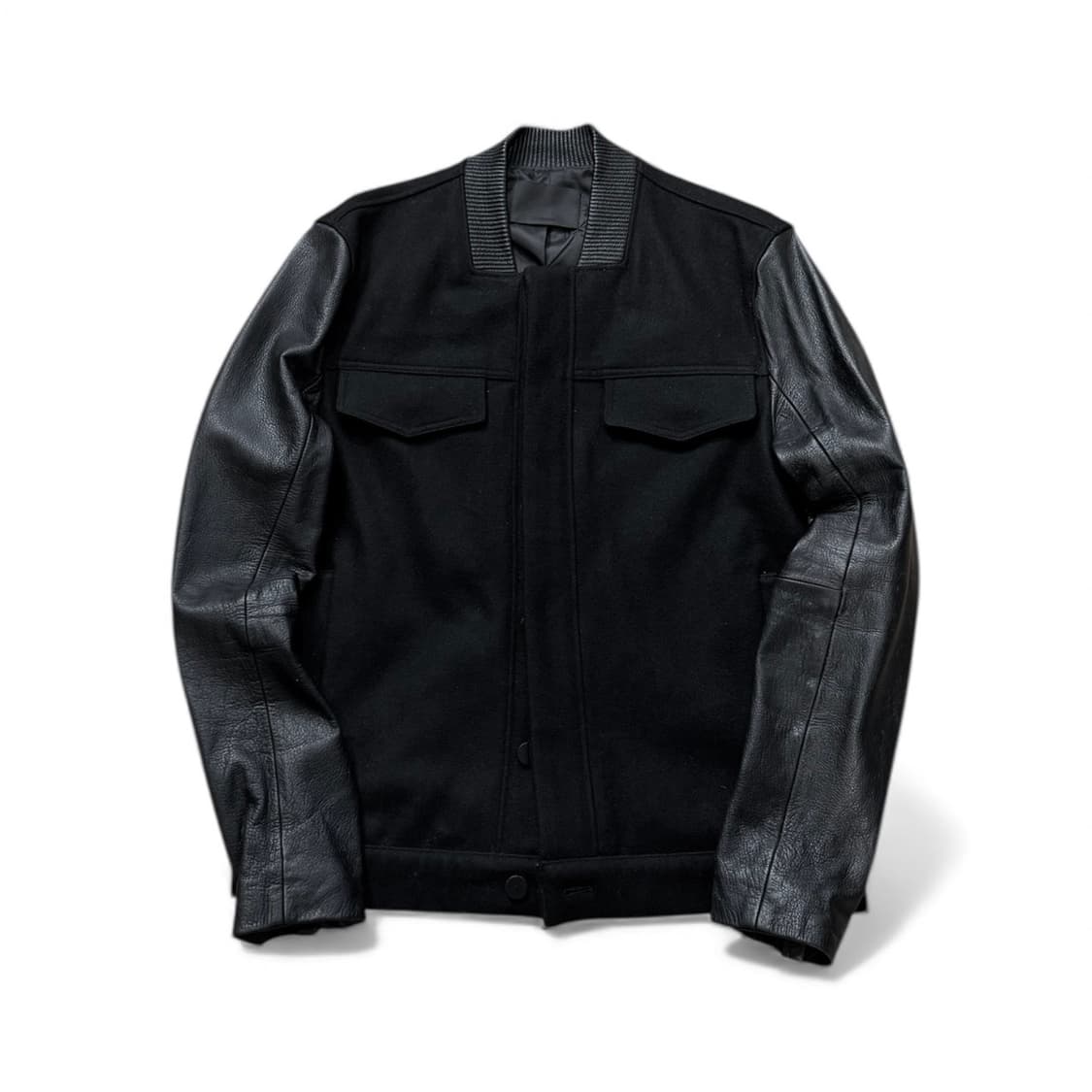 LEPIETON 레더 암 봄버 자켓 상품이미지1