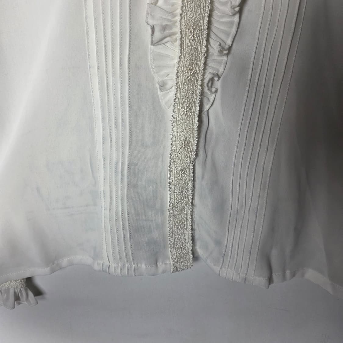 [JPN] 빈티지 프릴 클래식 블라우스 상품이미지6