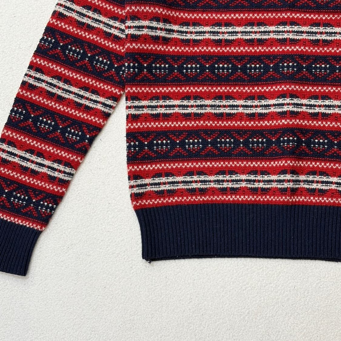 TOMMY HILFIGER 크루넥 페어아일 스웨터 L 상품이미지2