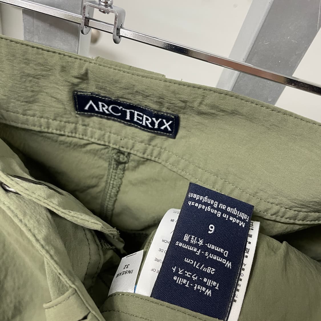 아크테릭스 카키 팬츠 32(W) 상품이미지6