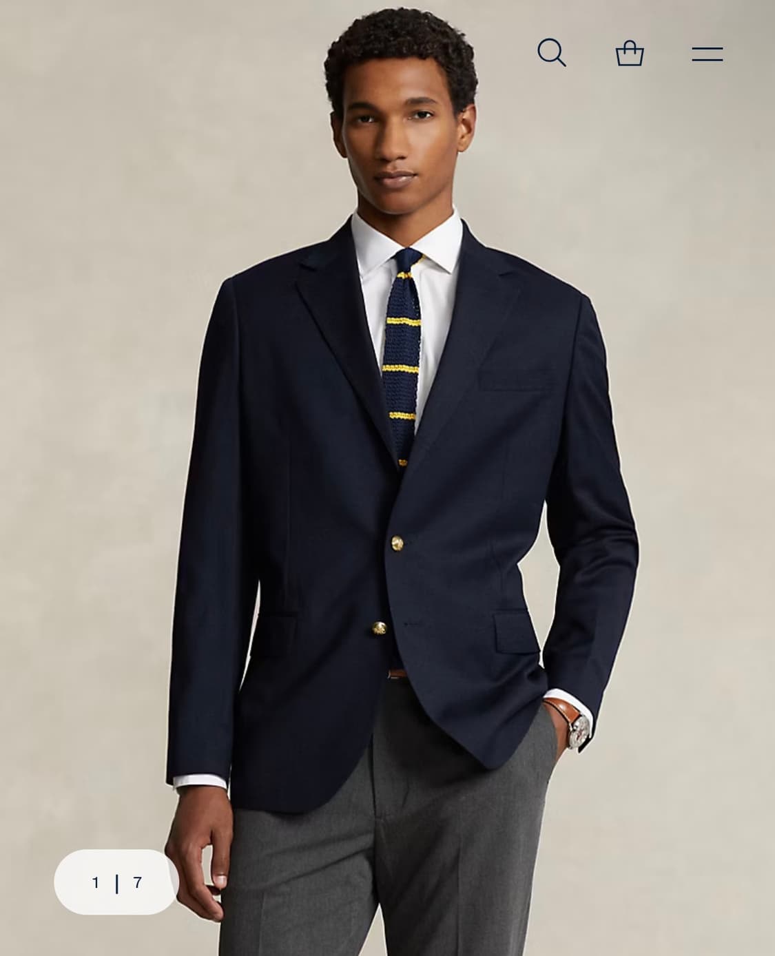 폴로 랄프로렌 게버딘 클레식 블레이저 [새상품] 상품이미지1