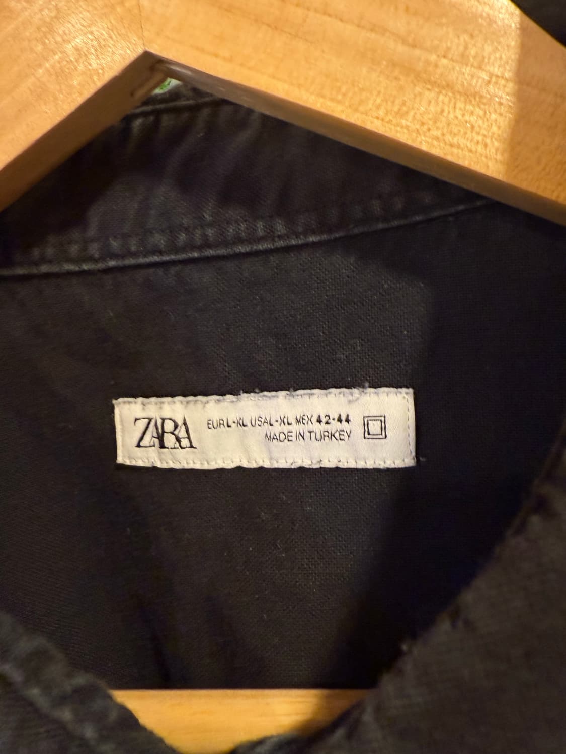 자라 블랙 셔츠  상품이미지2