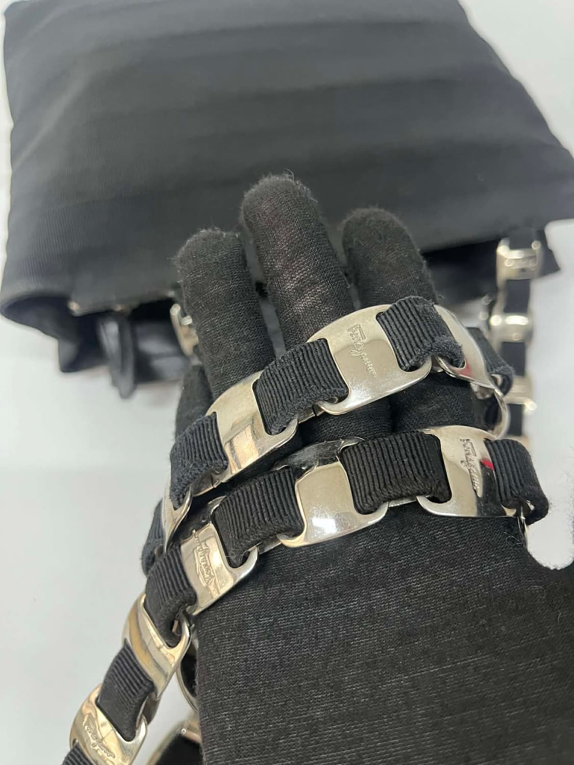 살바토레 페라가모 바라 자카드 숄더 토트백 상품이미지9