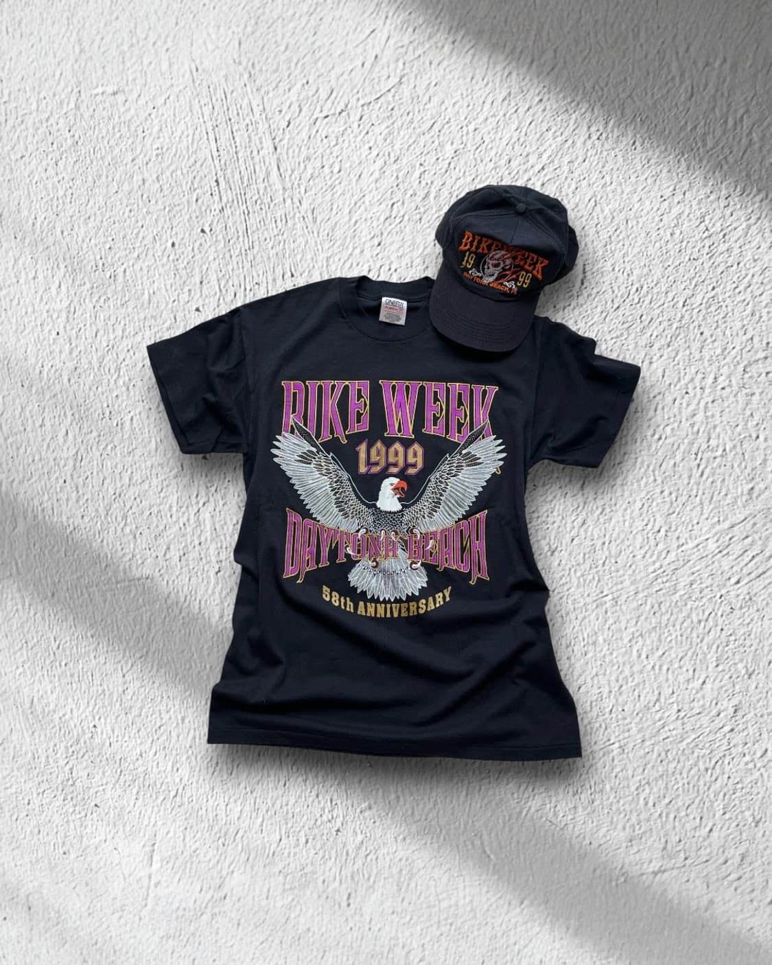 1999 데이토나 Bike Week 58주년 기념 티셔츠 상품이미지1