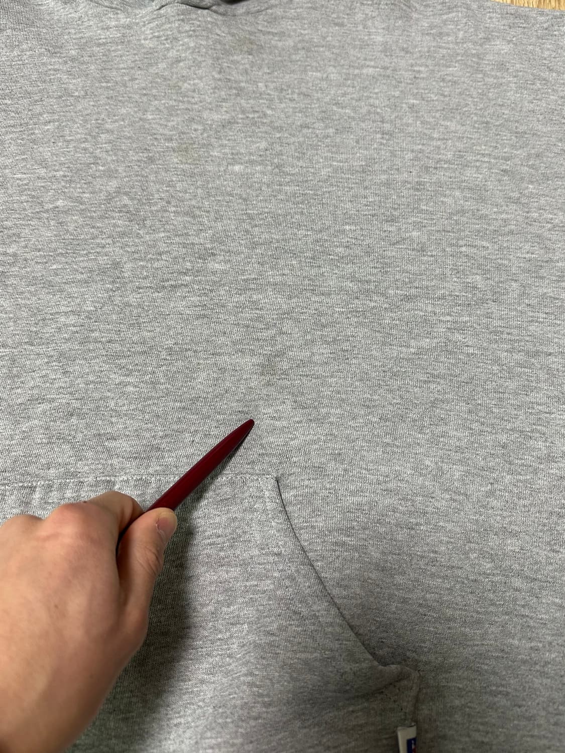 90s 빈티지 러셀 후드 그레이 XL 상품이미지9