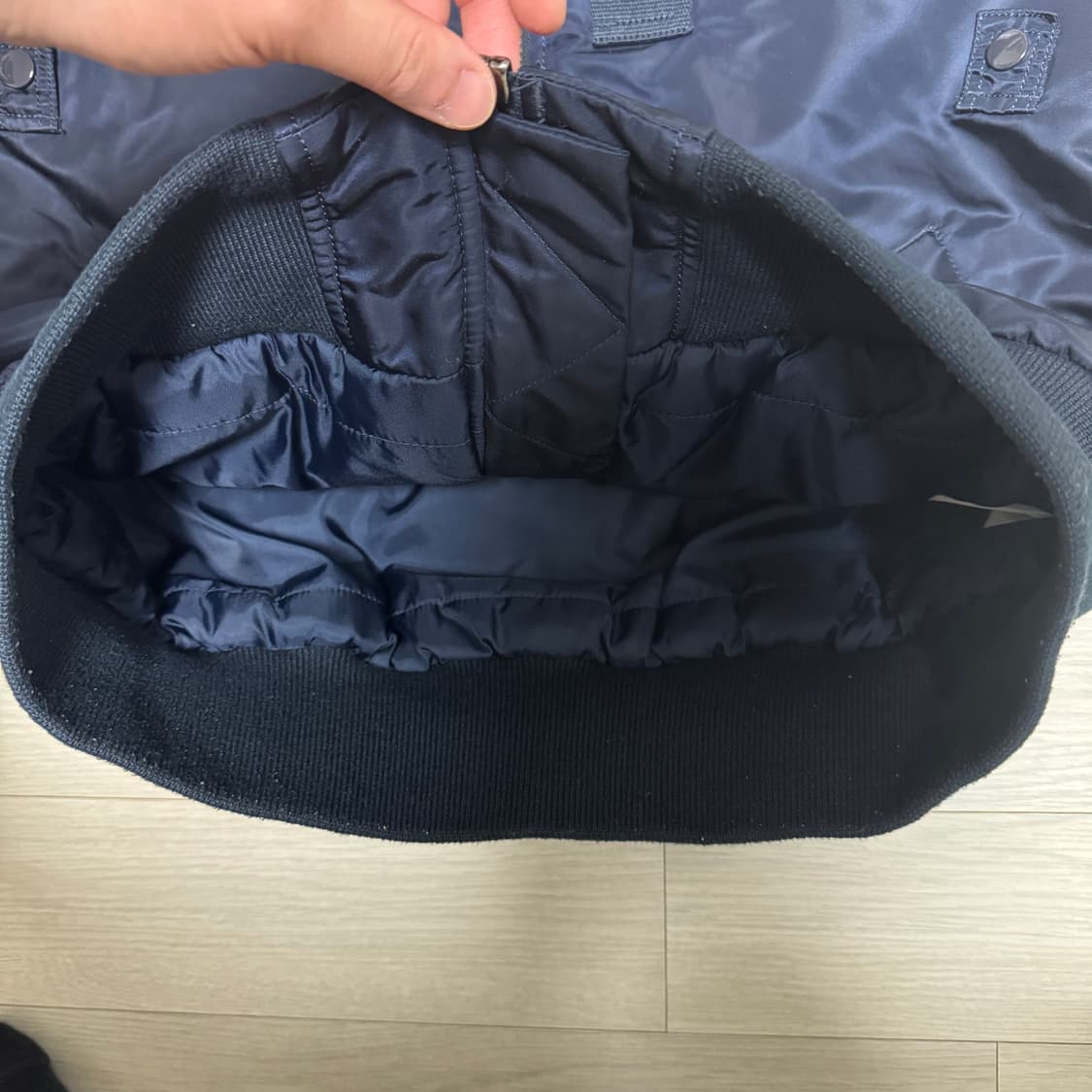 알파인더스트리 B15 네이비 봄버 L 상품이미지2