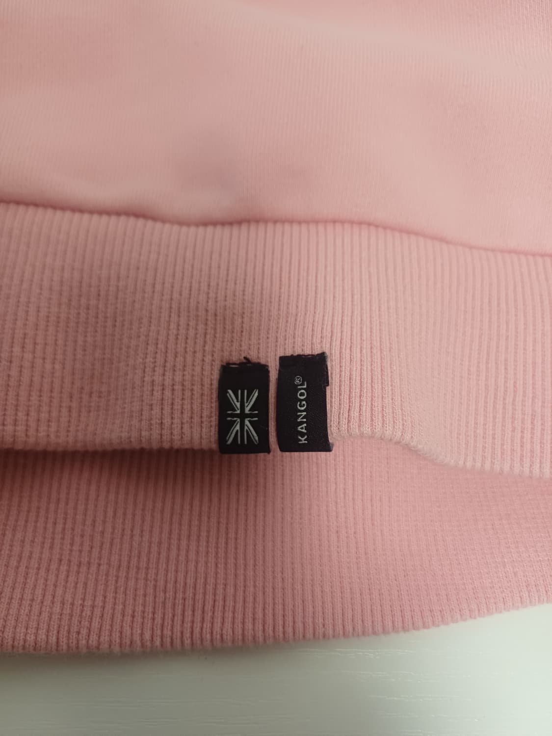 캉골 베이직 클럽 맨투맨 핑크 (사이즈 L) 상품이미지5