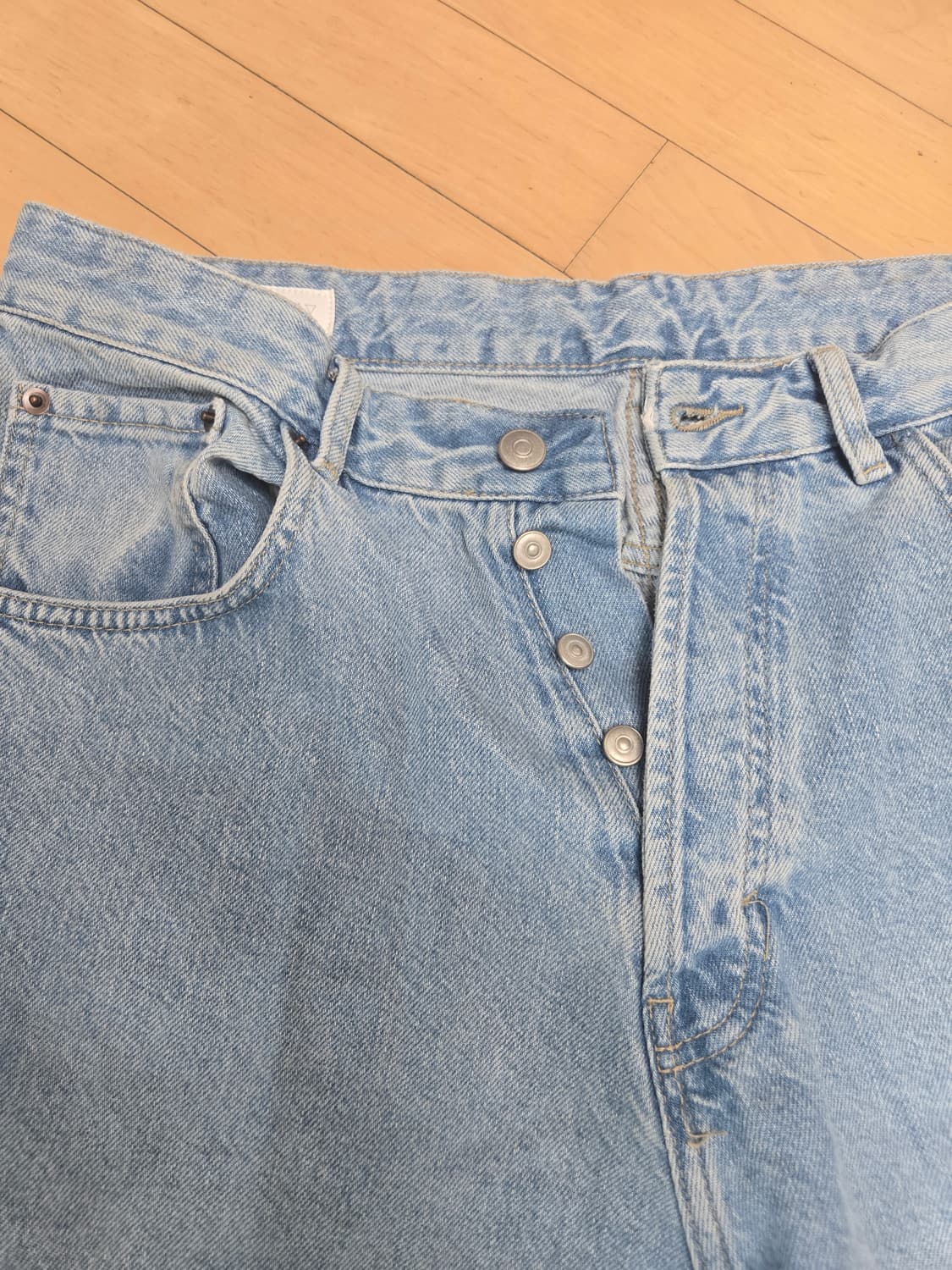 ZARA 와이드 데님 팬츠 EUR42 34인치 상품이미지4