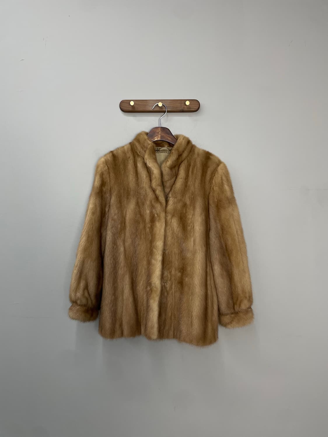 빈티지 퍼 브라운 밍크코트 H1504 상품이미지2