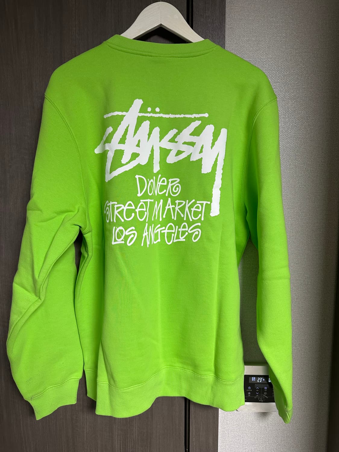 스투시 라임 맨투맨 L 상품이미지2