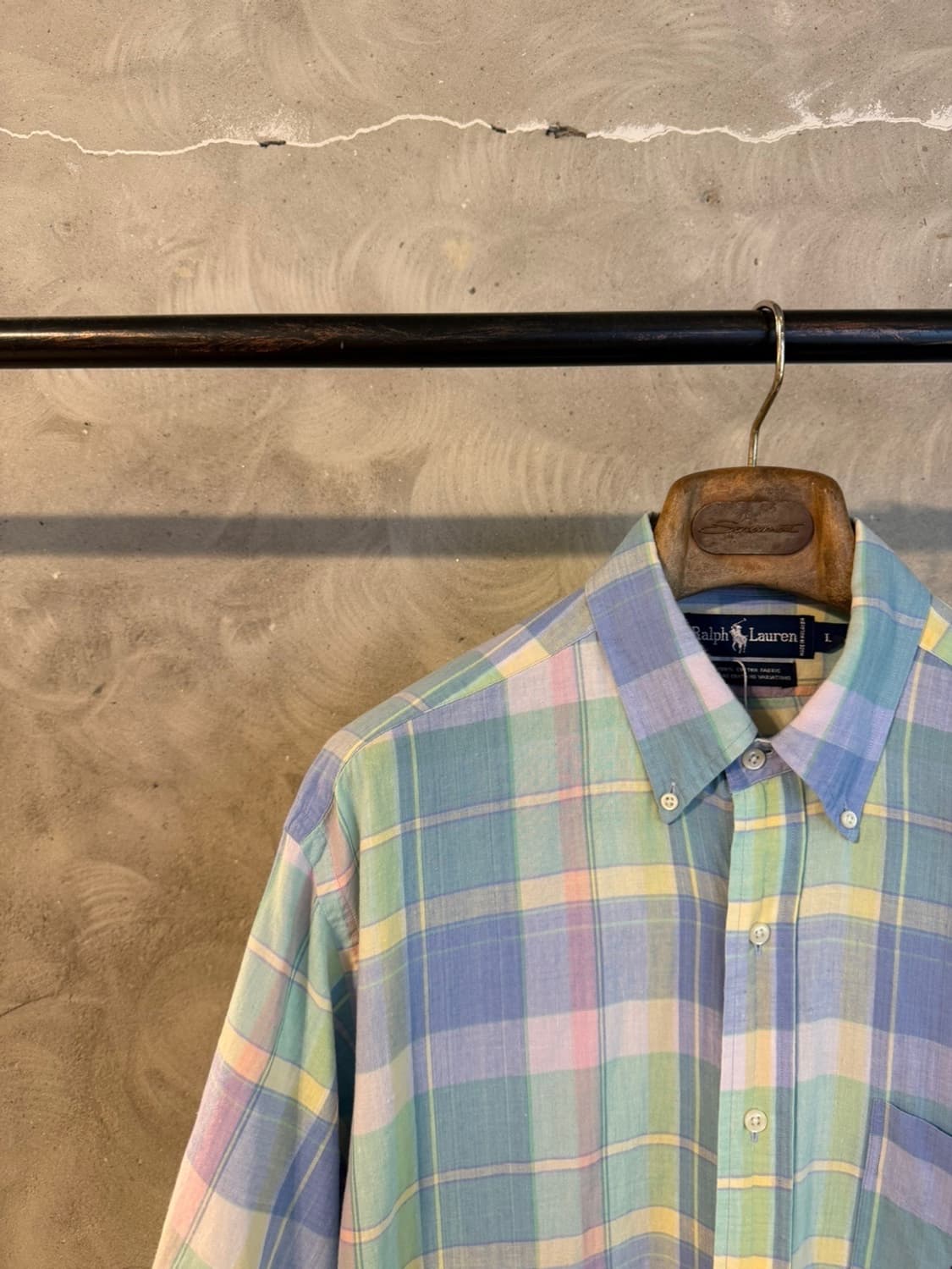 폴로 랄프로렌 마드라스 셔츠 105 상품이미지2