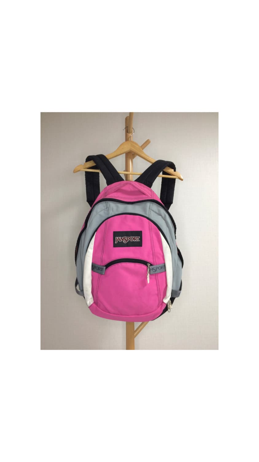 잔스포츠 빈티지 90s 핑크 백팩 상품이미지1