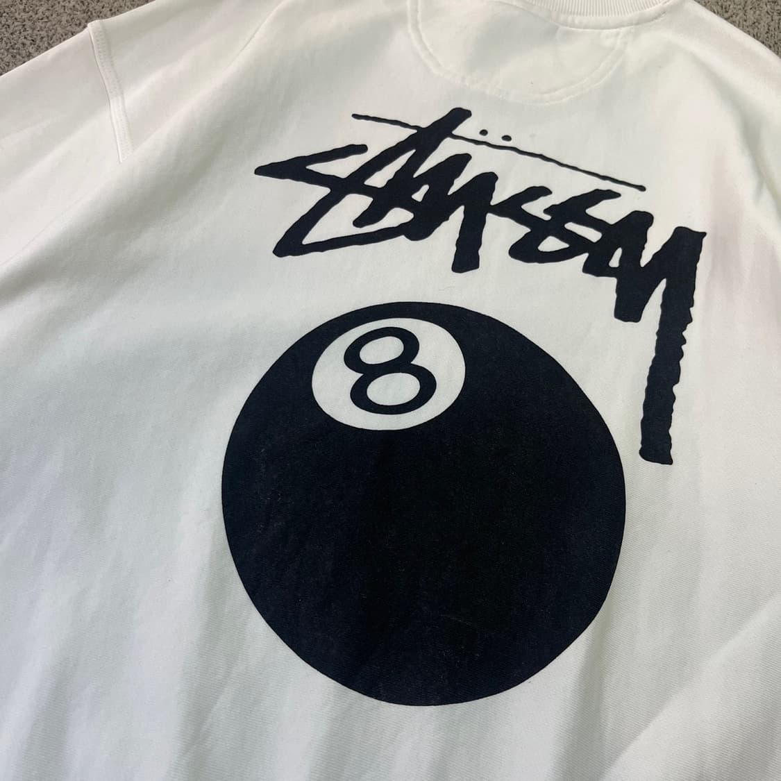 STÜSSY 스투시 에잇볼 빅로고 맨투맨 상품이미지3