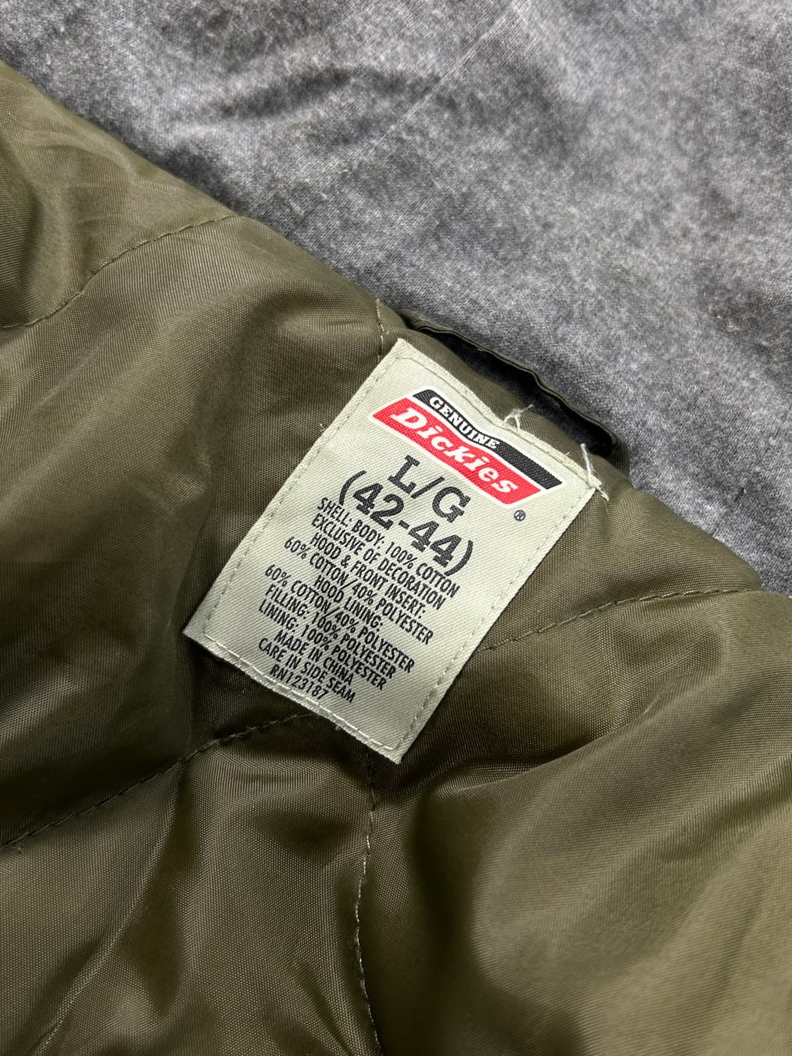 디키즈 투포켓 카키 레이어드 워크자켓 L   상품이미지9