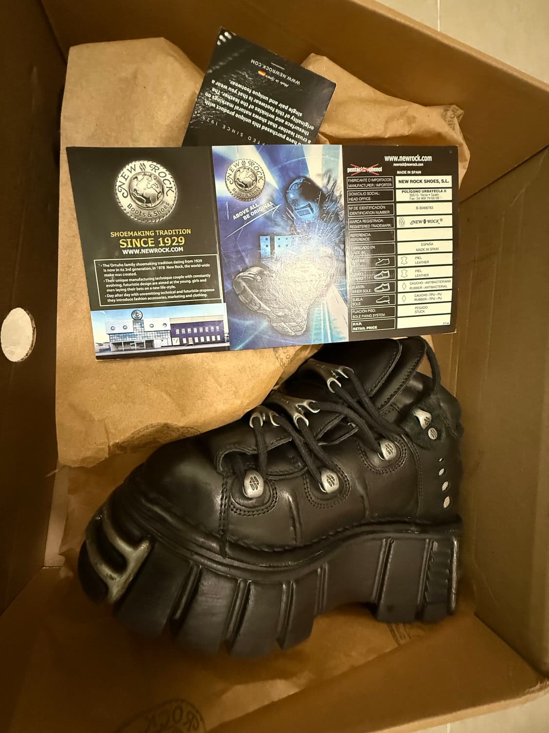 New Rock 뉴락 아이코닉 38사이즈 상품이미지10