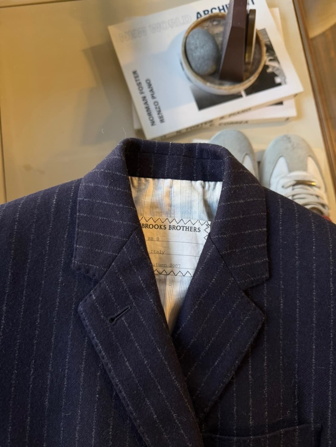 브룩스 브라더스 블랙플리스 더블 브레스티드 자켓 55 상품이미지10