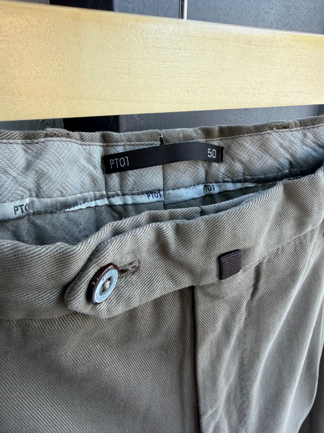 34/ PT01 캐시미어 블렌딩 투턱 팬츠 상품이미지5