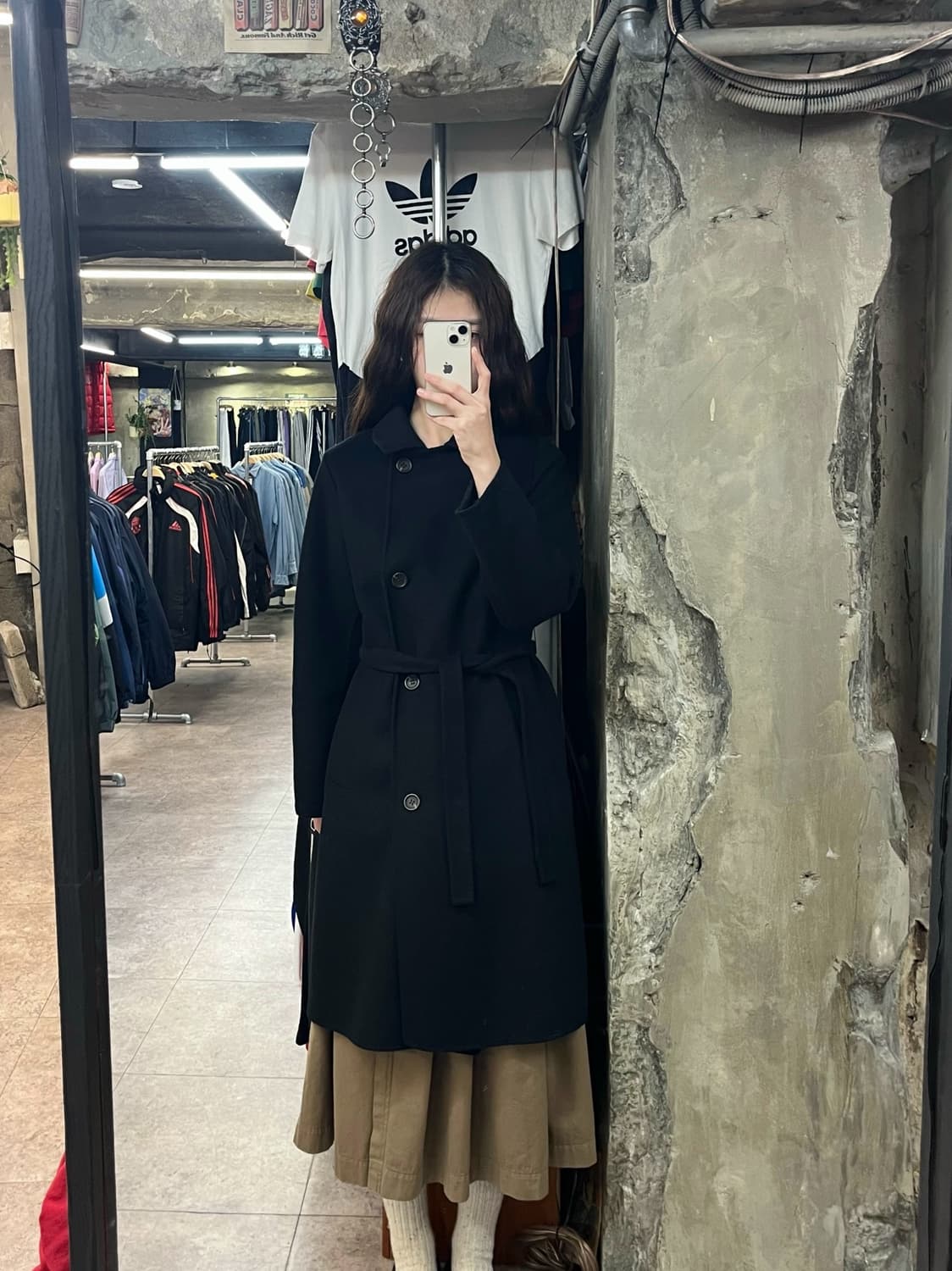 핸드메이드 울 코트 블랙 55 #csz2450 상품이미지2