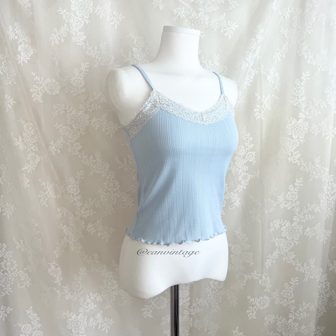 light blue lace sleeveless 상품이미지2
