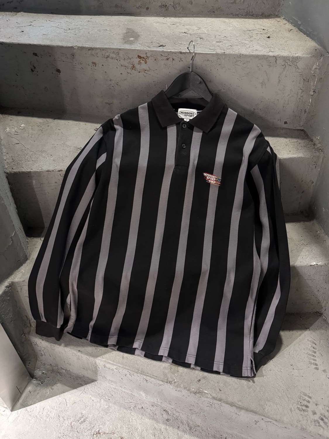 미쏘니 스포츠 스트라이프 럭비셔츠  상품이미지1